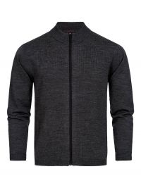 Herren Strickjacke in Dunkelgrau